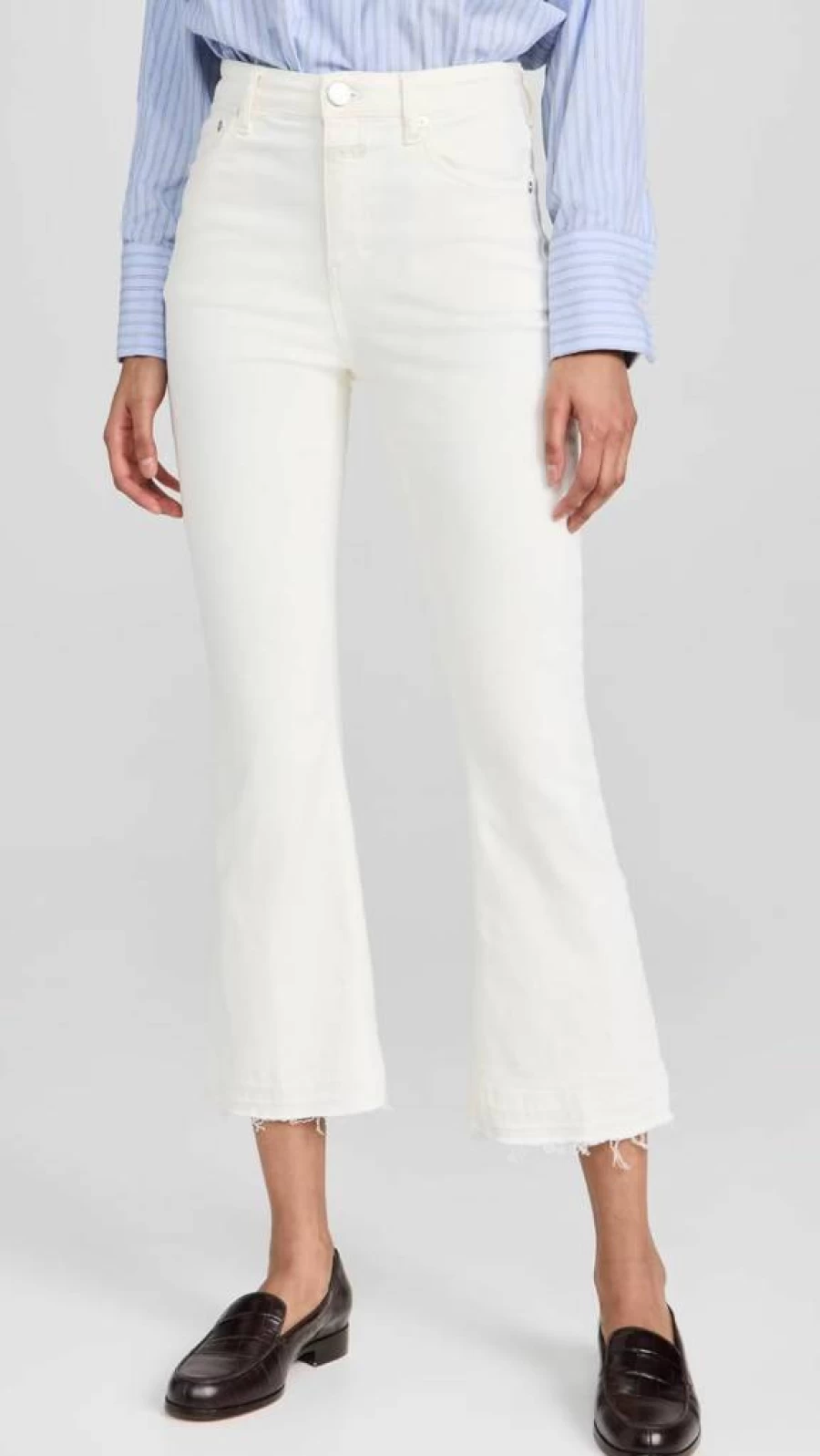 Closed Women's High-Waisted Slim Fit Jeans - Vintage Sun Washed Denim