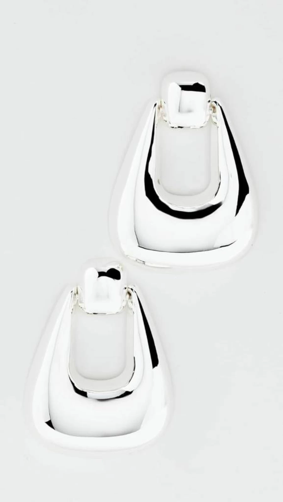 SHASHI Women's Durango Hoop Earrings - Sterling Silver Fashion Hoops for Women