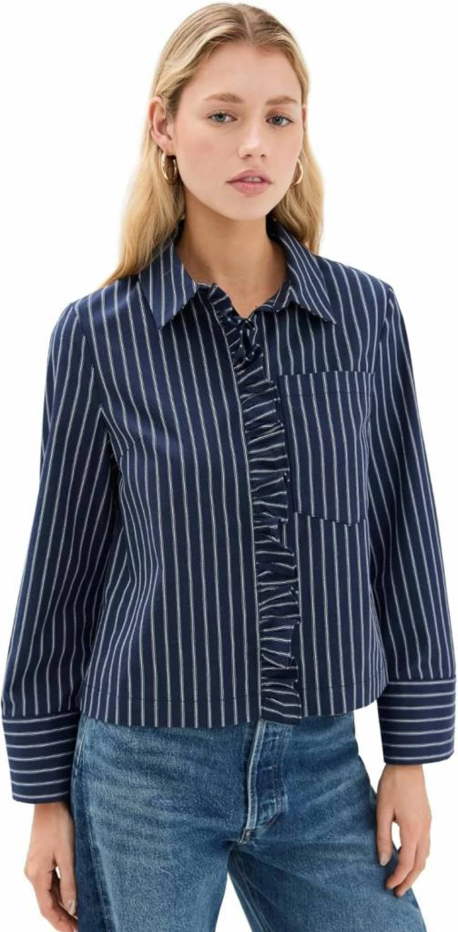 BAUM UND PFERDGARTEN Women's Milu Blouse - Elegant Feminine Top for Modern Style