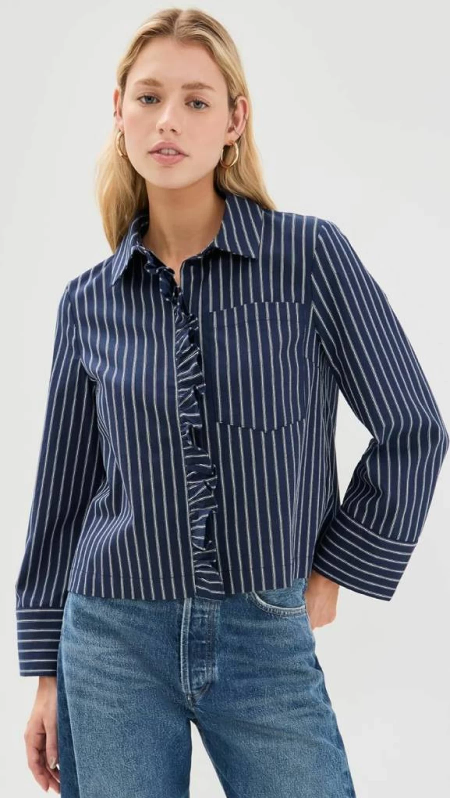 BAUM UND PFERDGARTEN Women's Milu Blouse - Elegant Feminine Top for Modern Style