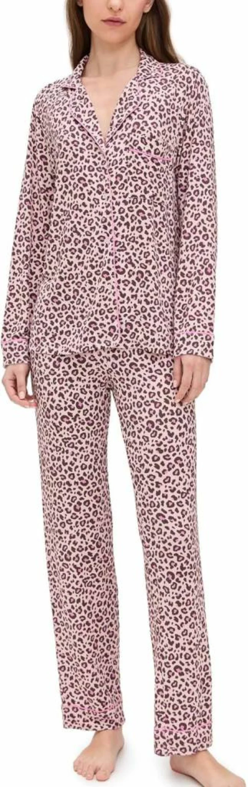 Stripe & Stare Women's Soft Long Sleeve Pajama Set - Comfortable Sleepwear for Women