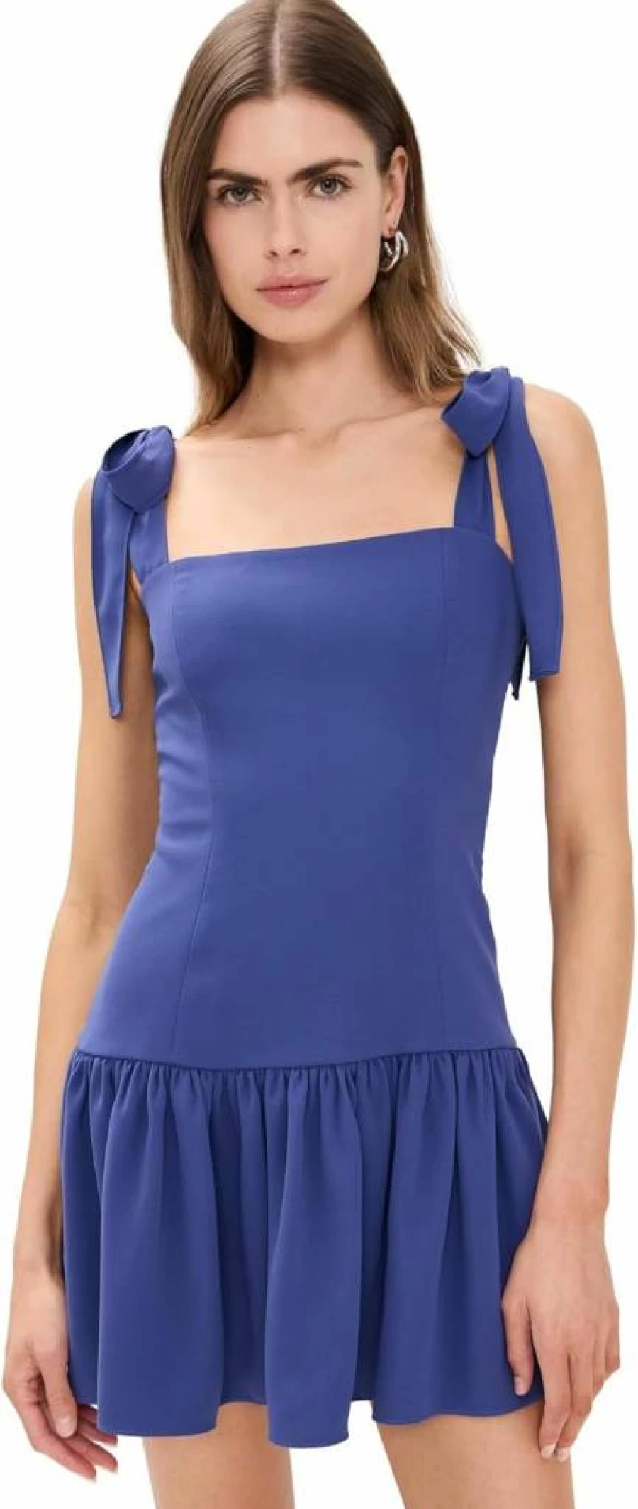 Amanda Uprichard Women's Rudi Dress - Elegant Floral Print Summer Dress with V-Neck and Flowy Silhouette