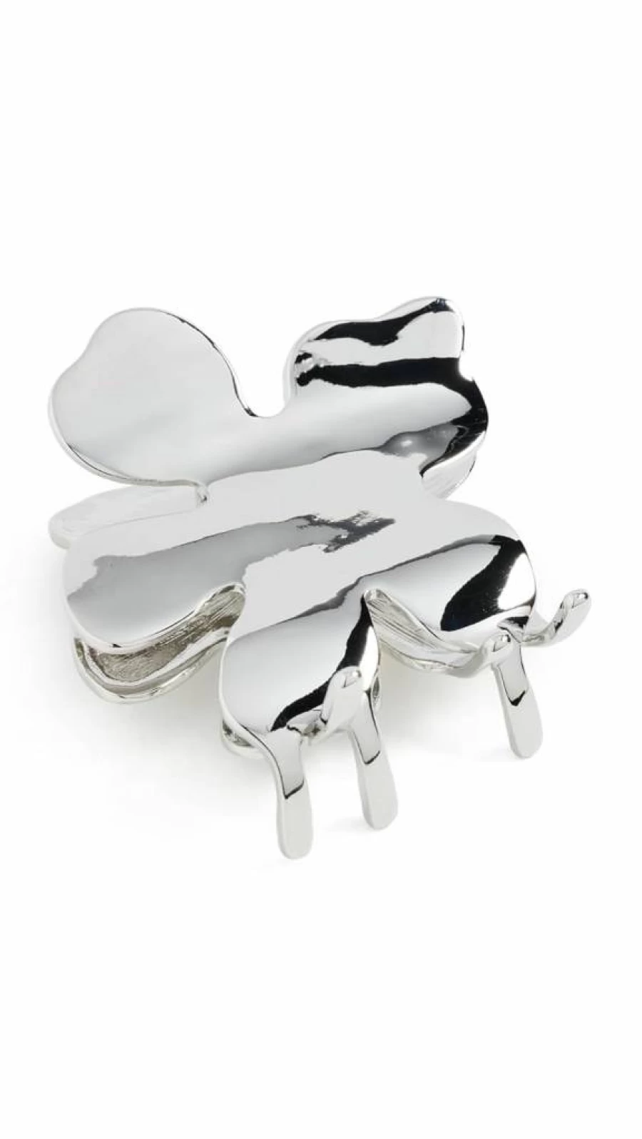 Lele Sadoughi Women's Lily Claw Hair Clip - Silver Hair Accessory for Women, 1 Count