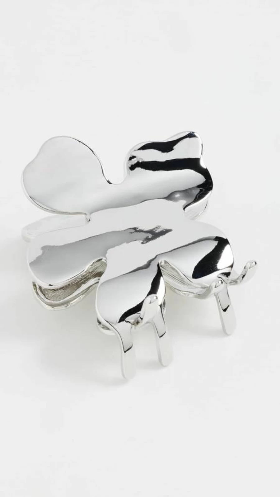 Lele Sadoughi Women's Lily Claw Hair Clip - Silver Hair Accessory for Women, 1 Count