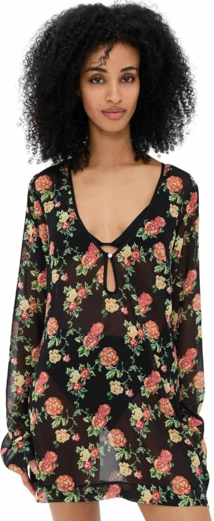 Caroline Constas Women's Serafina Mini Dress - Elegant Short Sleeve Party Dress