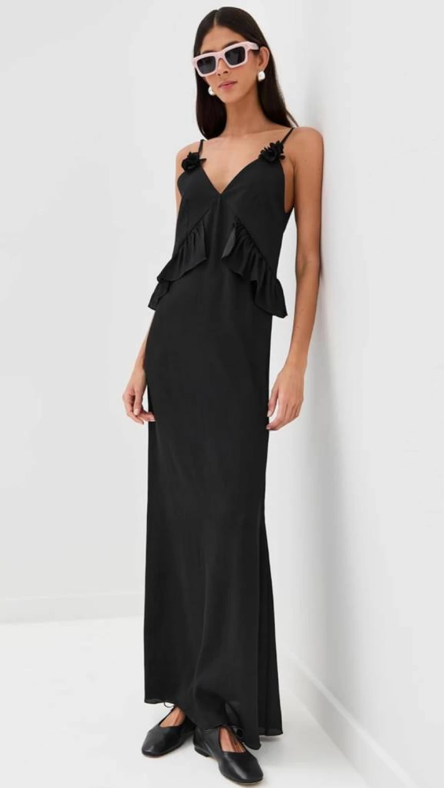 Kika Vargas Women's Elegant Bel Dress - Stylish Floral Printed Party Gown