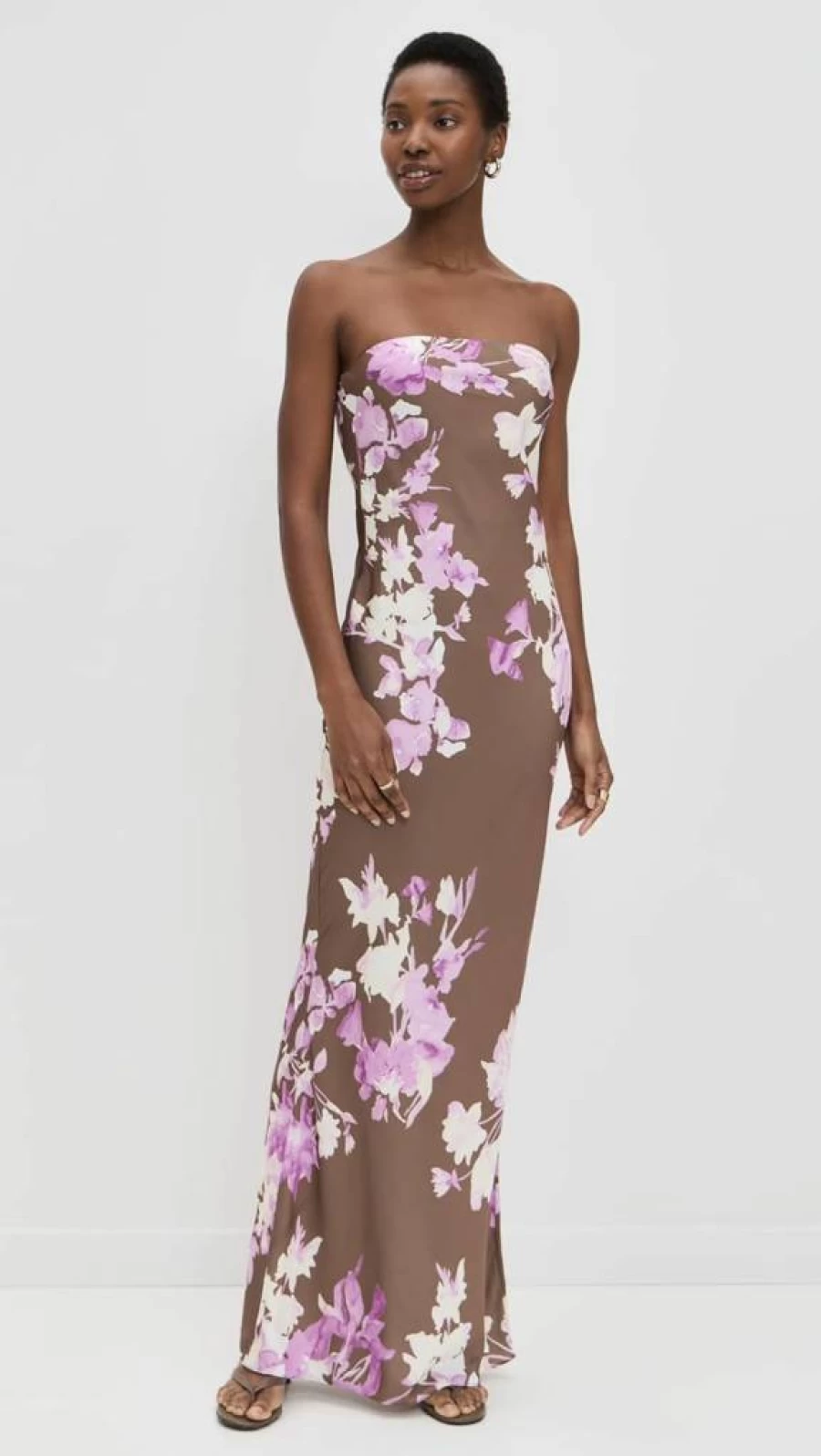 ROCOCO SAND Women's Strapless Maxi Dress - Elegant Summer Beach Wedding Party Gown