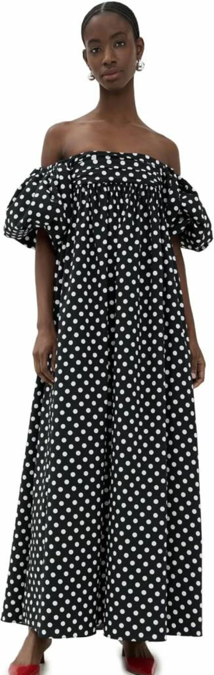 Caroline Constas Women's Emilia Ruched Empire Waist Maxi Dress