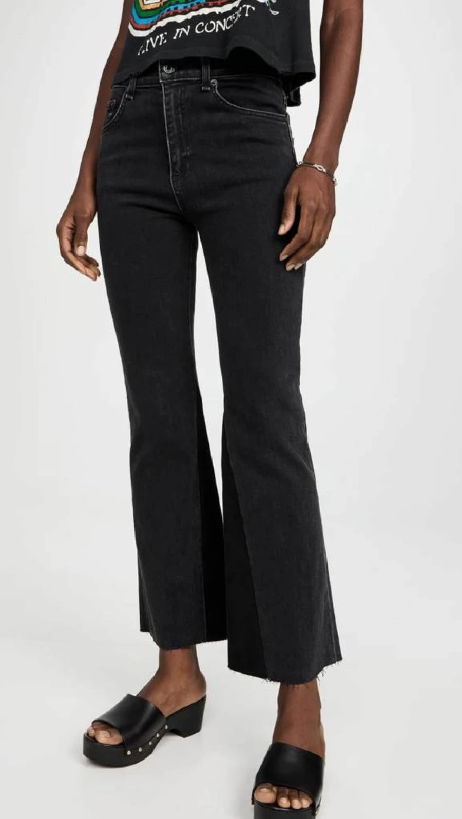ASKK NY Women's Geek Jeans - High Waist Slim Fit Stretch Denim Pants for Women