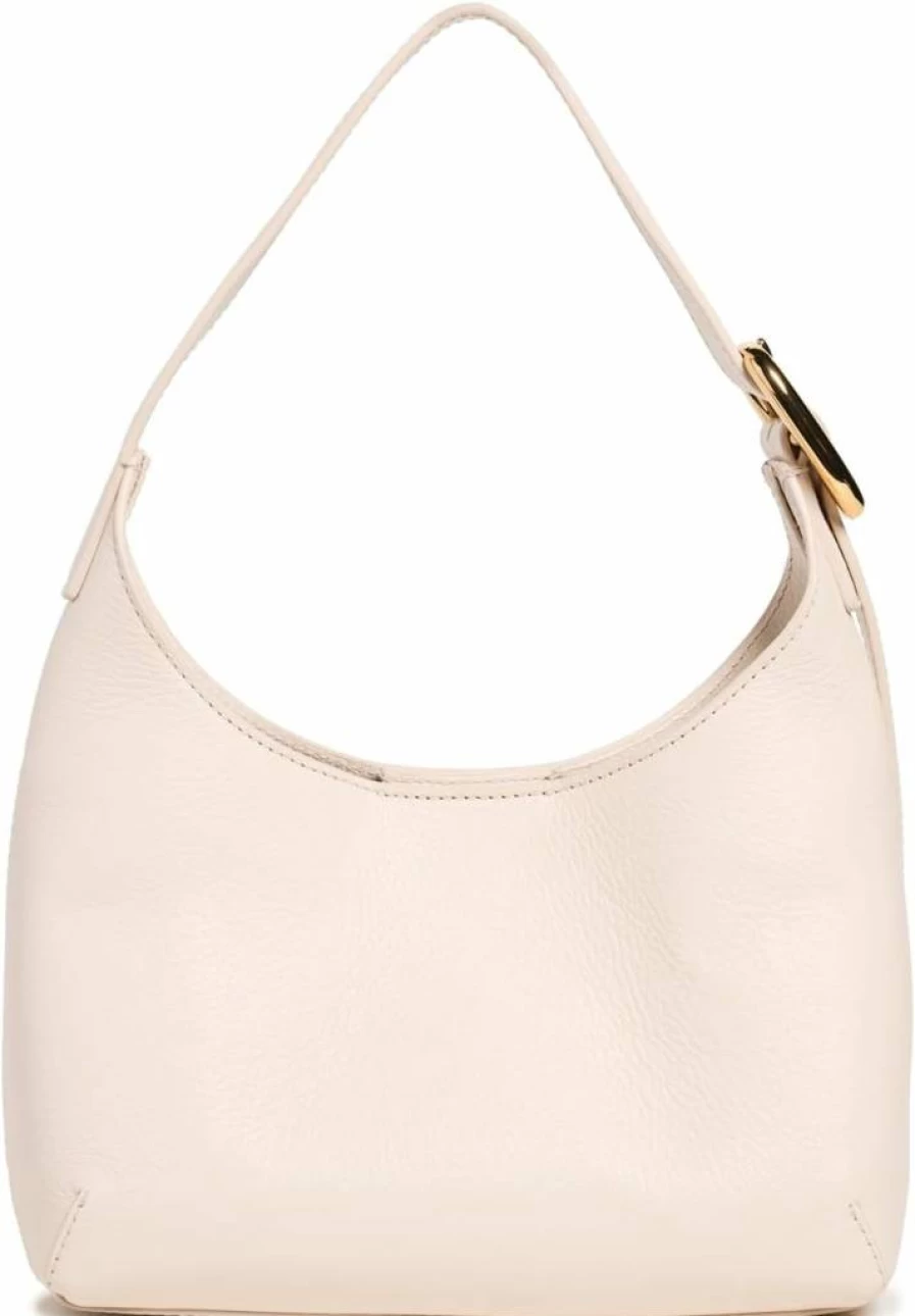 Madewell Women's Puffy Leather Shoulder Bag with Buckle Detail