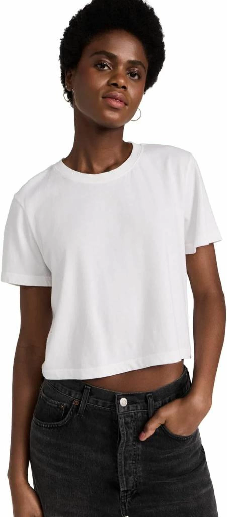 DL1961 Women's Essential T-Shirt | Classic Fit Soft Cotton Tee
