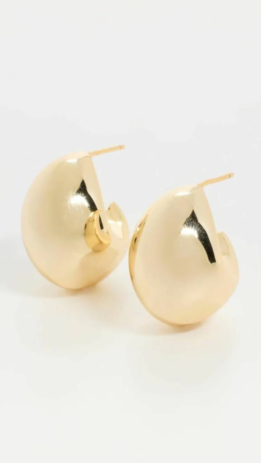 ADINA EDEN Chunky Hoop Earrings for Women - Graduated Statement Hoops