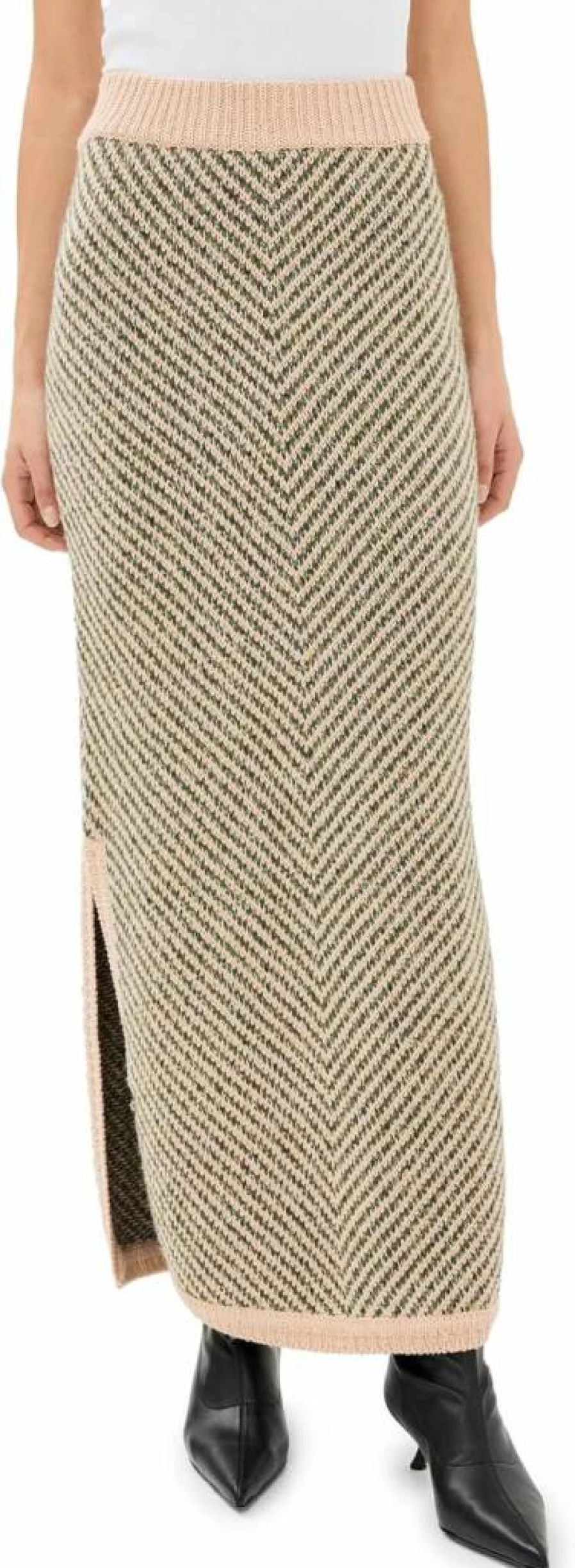Figue Women's Angela Knitted Sweater Dress Skirt - Elegant Casual Wear
