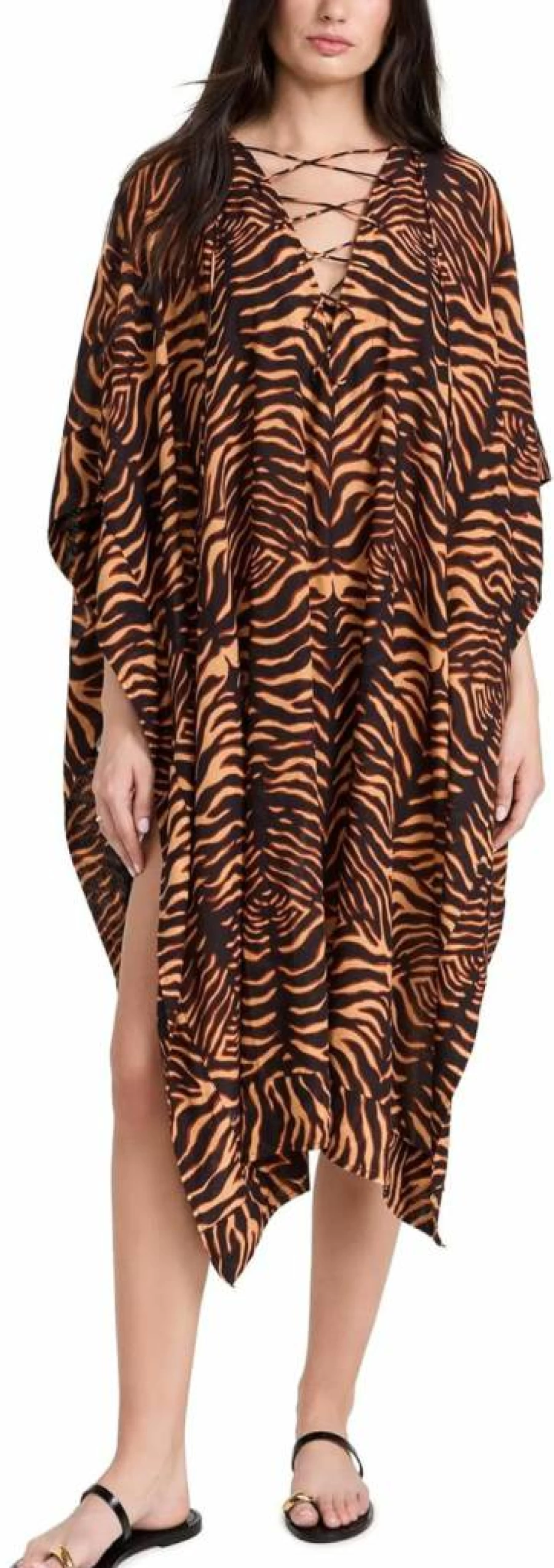 Ulla Johnson Women's Estelle Coverup - Lightweight Beach Dress, Boho Chic Swim Cover Up, Summer Vacation Tunic