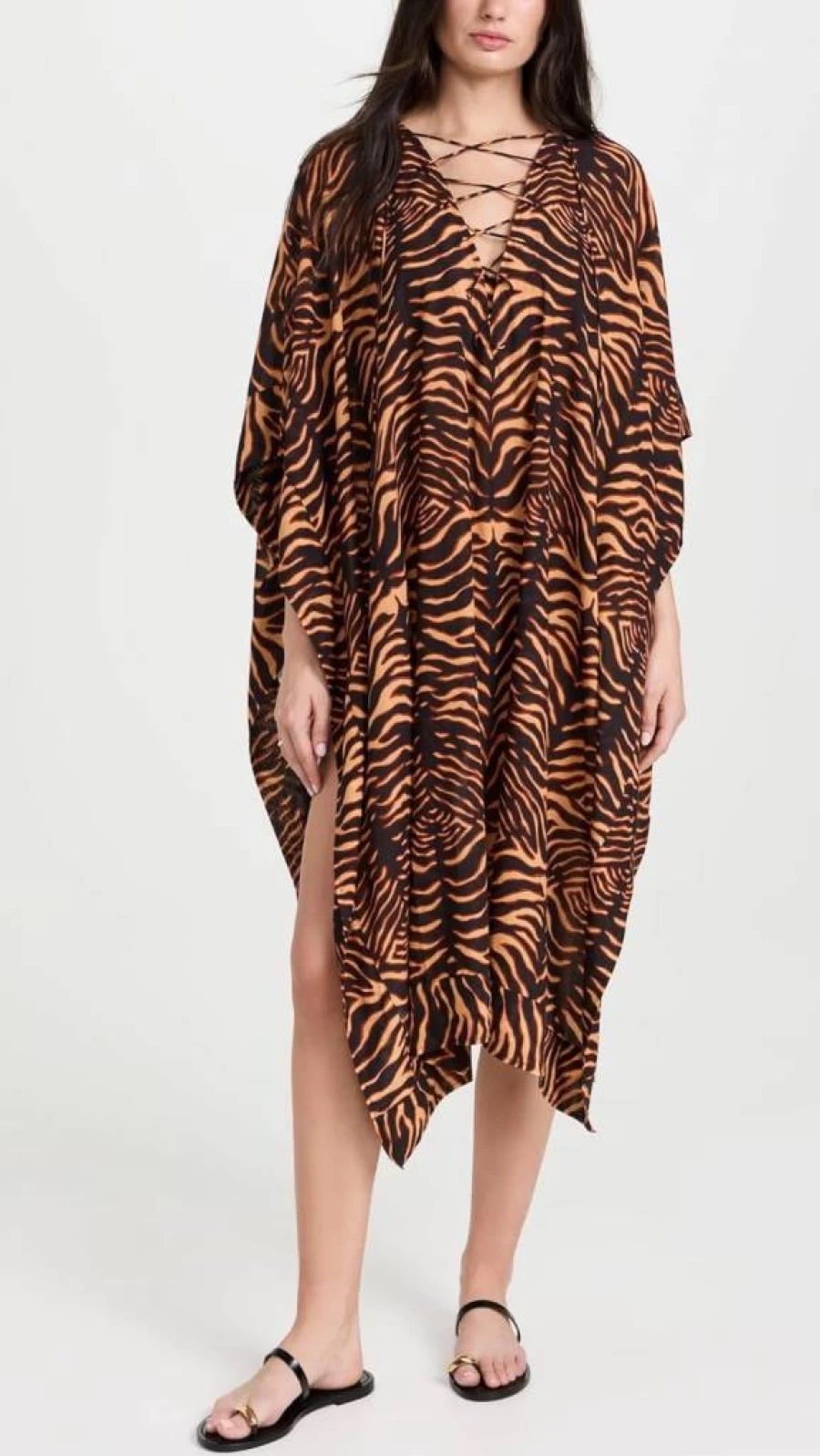 Ulla Johnson Women's Estelle Coverup - Lightweight Beach Dress, Boho Chic Swim Cover Up, Summer Vacation Tunic
