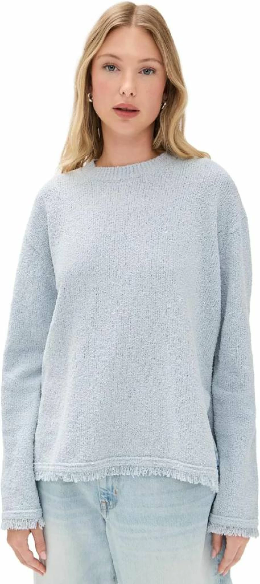 Theory Women's Relaxed Fit Crewneck Sweater - Soft Pullover Top for Casual Wear