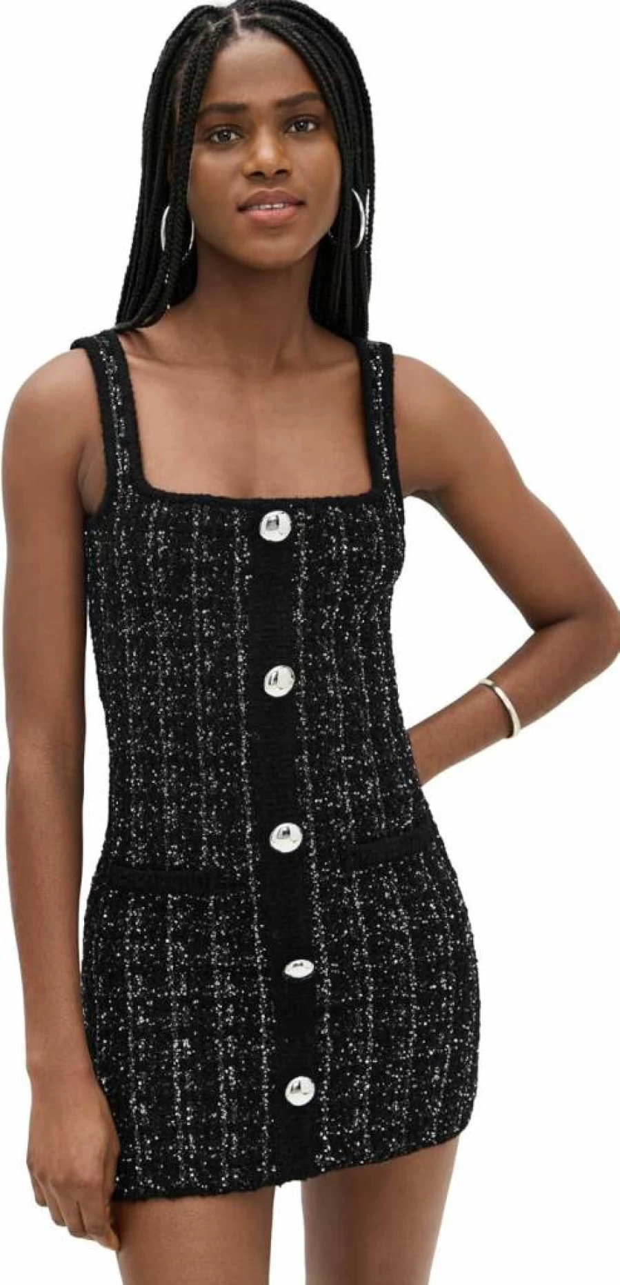 Retrofete Amanda Tweed Dress for Women - Elegant Vintage-Inspired Cocktail Party Dress
