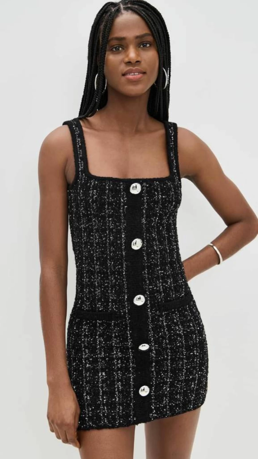 Retrofete Amanda Tweed Dress for Women - Elegant Vintage-Inspired Cocktail Party Dress