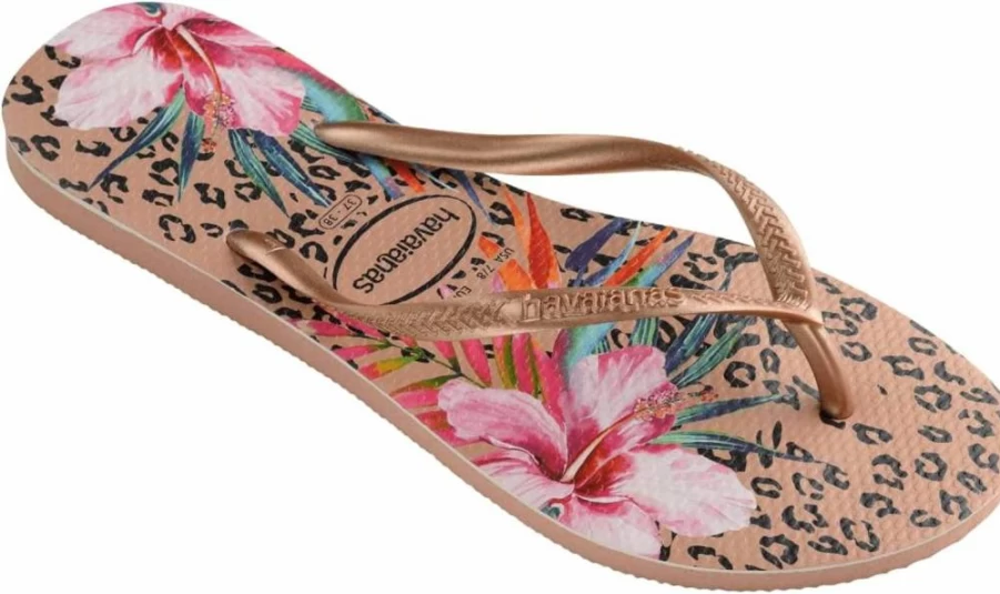 Havaianas Women's Slim Flip Flops - Lightweight Comfortable Summer Sandals