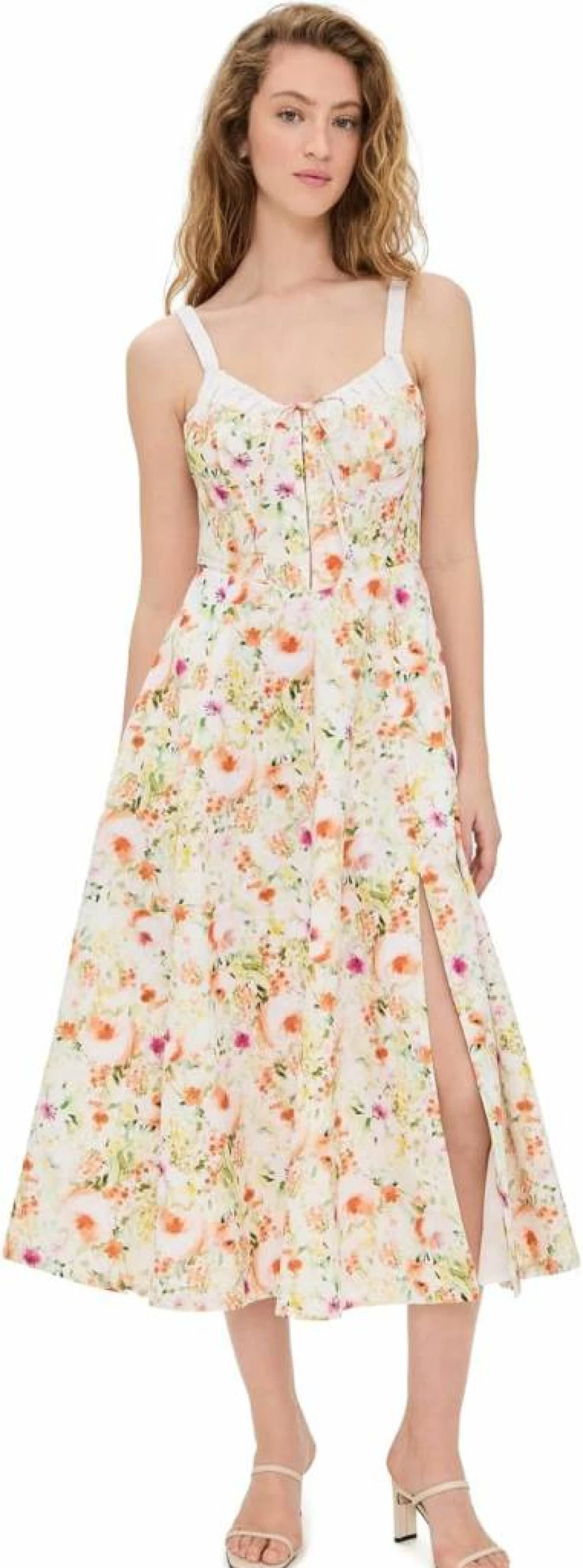ASTR the Label Women's Julietta Dress - Elegant Flowy Midi Dress for Women