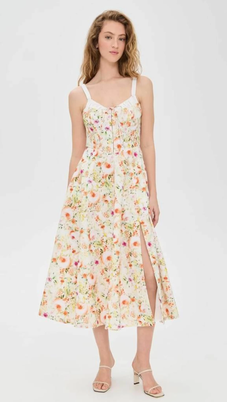 ASTR the Label Women's Julietta Dress - Elegant Flowy Midi Dress for Women